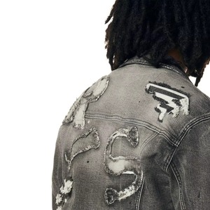 Jeans, chemises et pantalons en denim personnalisés de haute qualité pour hommes, femmes et unisexe, ensemble en denim écologique pour hommes en vente - Product Image 6