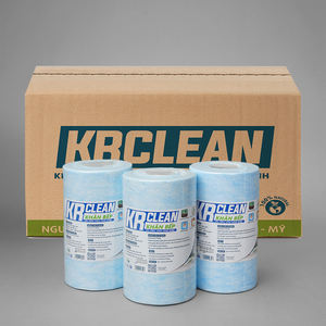 Krclean-Rollo de papel de cocina de 100 hojas azul, 1 capa, toallitas absorbentes de 20x20cm para la limpieza diaria de la cocina - Product Image 1