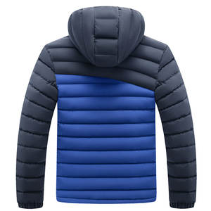 OEM Winter Custom Logo Wholesale <b>Light</b> Warm Black Hooded Winter Puff Down <b>Puffer</b> <b>Jackets</b> Coat - Product Image 6