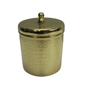 Pot de bougie fini argent antique de support votif en verre décoratif de conception unique pour le salon fait à la main personnalisé - Product Image 2