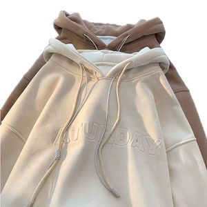 Sweat-shirts unisexes surdimensionnés de haute qualité avec logo personnalisé, streetwear, sweats à capuche embossés, motif imprimé, sweats à capuche vintage pour hommes - Product Image 1