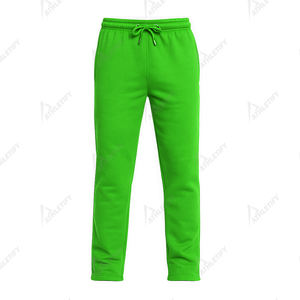 Jogging en molleton de coton de qualité supérieure pour hommes Pantalon de survêtement confortable et élégant avec cordon de serrage à la taille, idéal pour se prélasser, courir et faire du sport - Product Image 3