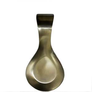 Descanso de cuchara de acero inoxidable Descanso de cuchara personalizado Color personalizado Artesanía India hecha a mano - Product Image 5