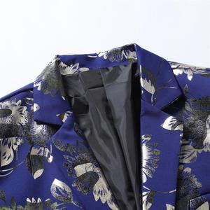 เสื้อเบลเซอร์ผู้ชายคอวี แขนยาว ทรงเข้ารูป สไตล์ลำลอง แฟชั่นทันสมัย คุณภาพสูง ปี 2025  ลายทาง  สำหรับธุรกิจและโอกาสพิเศษ - Product Image 4