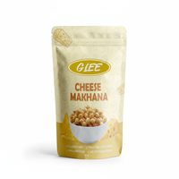 Nueces Saladas Horneadas con Queso (Makhana) Bajas en Grasa, Bolsa de 30g, Listas para Comer