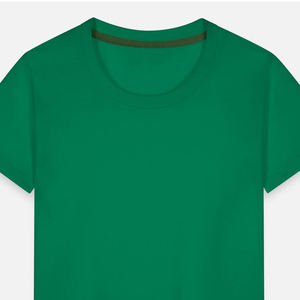 Ropa para niños 100% Camiseta de manga corta de algodón Camiseta básica de color sólido en blanco para niños Ropa de verano Camisetas personalizadas para niños - Product Image 5