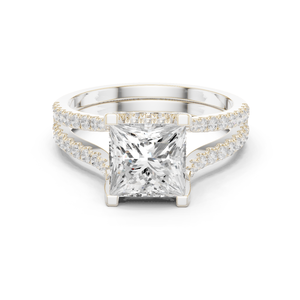 14K Custom Engraved Silver Band <b>Couple</b> <b>Ring</b> - Product Image 3