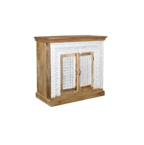 Latest Design Traditional Handcrafted Indian Solid Wood Carved <b>Sideboard</b> Cabinet Extendable Living Room Home Furniture School - Product Image 3