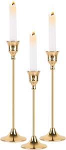 ชุดเชิงเทียนแบบเรียวเล็กทองเหลืองสีทองชุดเชิงเทียนโลหะสำหรับตกแต่งบ้านขายส่งจากผู้ผลิต2025 - Product Image 3