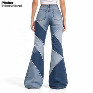 Jeans pour femmes en gros, jeans déchirés, jeans taille haute, fabricant en gros pour les détaillants de streetwear aux États-Unis - Product Image 3