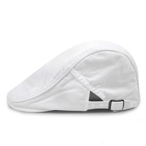 Venta al por mayor de invierno de estilo Vintage Plaid Hombres Boina Sombrero Unisex Cortavientos Cálido Newsboy Ivy Cap - Product Image 2