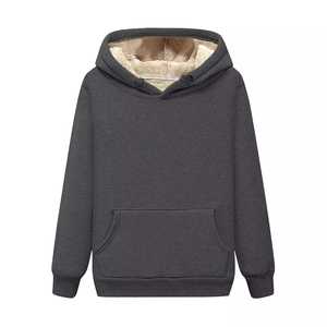 Sweat à capuche d'hiver à manches longues pour femmes pull Sherpa polaire doublé sweat-shirt chaud - Product Image 2