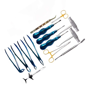 ชุดเครื่องมือผ่าตัดทันตกรรมแบบแมนนวลทำจากสเตนเลสสตีลจากเยอรมัน14ชิ้นเครื่องมือทันตกรรมแบบมืออาชีพใช้ซ้ำได้ - Product Image 6