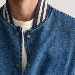 Chaqueta Universitaria de Béisbol para Hombre, Diseño Personalizado Único, Estilo Vintage, Cálida para Invierno, 100% Algodón, Venta al Por Mayor - Product Image 3