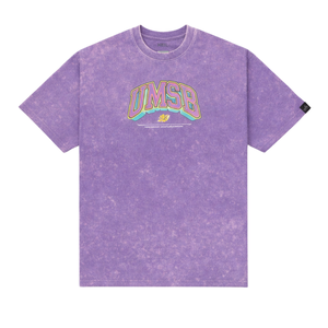 เสื้อยืดผู้ชายผ้าฝ้าย 100% ทรงหลวม สไตล์วินเทจ ลวดลายลาเวนเดอร์ ผ้าถักแบบซักแล้ว ใส่สบาย ระบายอากาศดี สไตล์ลำลอง สตรีทแวร์  รักษ์โลก - Product Image 2