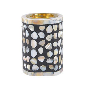 Quemador de incienso de forma redonda de color negro y dorado Quemador Bakhoor de hierro y metal de diseño antiguo a precio atractivo - Product Image 5