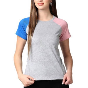 Cómoda camiseta informal de algodón de media manga para mujer, camiseta de estilo único para mujer para adulto - Product Image 1