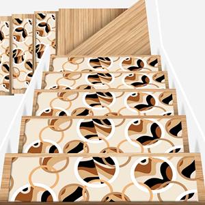 Alfombra Estampada con Diseño de Escalones, Marrón Beige, Estilo Navajo Moderno, Grande, de Lujo, Fácil de Limpiar, Clásica, Lavable a Máquina, Goblen - Product Image 2