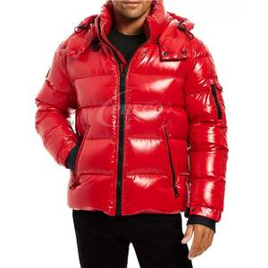 Veste d'hiver pour homme personnalisable, respirante, à séchage rapide, coupe-vent, isolée, streetwear, à capuche, rembourrée - Product Image 5