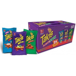 Takis ข้าวโพดตอร์ติญ่าชิปอบแห้งด้วยความร้อนสีฟ้าและสีแดงปราศจากกลูเตนขนมที่มีรสเค็มในถุงขายส่ง - Product Image 4