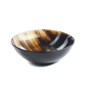 Producto hecho a mano de alto pulido para Hotel, hogar, mesa de restaurante, uso decorativo, cuencos de cuerno de artesanía de media luna - Product Image 2