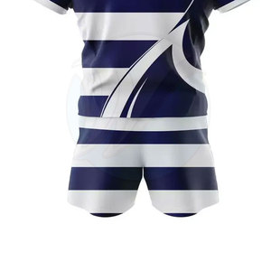 Uniforme de Rugby Personalizado con su Propio Logotipo, Tallas Grandes, Secado Rápido, Mangas Cortas, 100% Poliéster, Personalizado para Equipos - Product Image 6