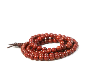 Cuentas de madera Mala regalo joyería Mala hecha a mano para meditación y práctica espiritual collar con cuentas de moda diseño moderno - Product Image 6