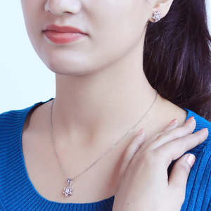 ชุดเครื่องประดับเงิน Zarkan Star Power รุ่นคลาสสิค สีทอง สีโรสโกลด์ ประดับมุก เซอร์คอน เพชร รูปทรงเรขาคณิต รูปหัวใจ สำหรับงานแต่งงาน งานปาร์ตี้ และของขวัญ - Product Image 3