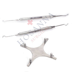 Juego de instrumentos de ortodoncia de 18 piezas, herramientas quirúrgicas dentales básicas de calidad superior, fuente manual de acero inoxidable con certificación CE - Product Image 6