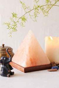 Lámpara de pirámide de sal del Himalaya con corazón tallado a mano con base de madera, luz de cristal Natural para decoración romántica del hogar y regalos - Product Image 5
