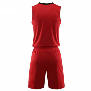Uniformes légers en gros de qualité supérieure personnaliser le logo fait uniforme de basket-ball uniforme de basket-ball confortable hommes - Product Image 4