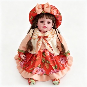 Muñeca musical personalizada, muñeca de trapo suave que canta, muñeca de trapo vintage con estampado floral, muñeca de peluche para niña, muñeca de juguete musical interactiva - Product Image 5