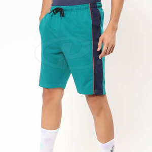 Shorts d'entraînement pour hommes les plus vendus, 100 % coton, couleur unie, taille mi-haute, avec cordon de serrage, respirants, séchage rapide, haute qualité, pour usage décontracté - Product Image 1