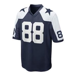 Maillots de football américain personnalisés par sublimation, coupe performance, légers, respirants, évacuant l'humidité, pour hommes, femmes et jeunes - Product Image 6