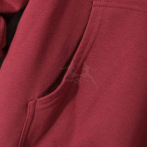 Sudadera con capucha informal con tejido elástico y dobladillo elástico para movilidad básica Sudadera con capucha cálida con interior cepillado suave - Product Image 5