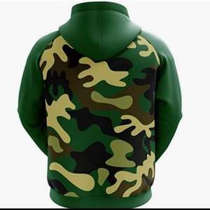 OEM logotipo personalizado de alta calidad de algodón elegante Streetwear de los hombres de invierno sudaderas con capucha de camuflaje de talla grande esencial gran oferta - Product Image 3