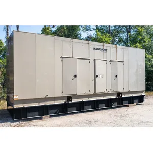 Groupe électrogène diesel industriel triphasé d'occasion 600 kW 277/480 V, groupe de secours commercial fermé - Product Image 1