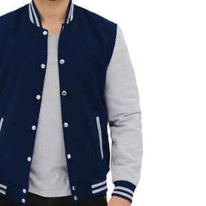 Chaqueta universitaria de lana de alta calidad para hombre de fabricación profesional con cuello con capucha y patrón de letras estilo informal para la temporada de invierno - Product Image 5