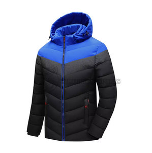 Chaqueta de Invierno Acolchada para Hombre, con Logotipo Bordado Personalizado, Transpirable, Talla Grande, con Relleno de Poliéster - Product Image 4