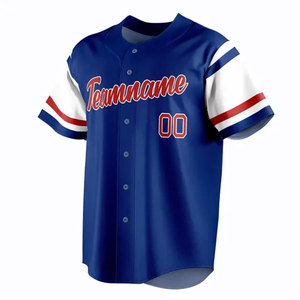Nouveau design 2025 – Maillot de baseball unisexe de haute qualité, respirant, anti-humidité, séchage rapide, impression par transfert thermique – Vente en gros - Product Image 3
