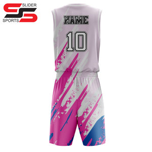 Maillots de basket-ball personnalisés OEM à double broderie et double face, uniformes 100 % polyester, impression numérique, séchage rapide, grandes tailles, été - Product Image 2