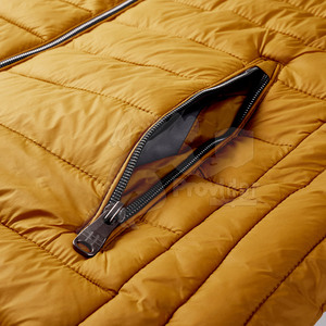 Wholesale Custom Logo Front Stand Collar Polyester <b>Men</b> Puffer <b>Jacket</b> Waterproof Outdoor Use - Product Image 4