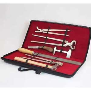 Kit d'outils professionnels en métal pour maréchal forestier, pour le soin et la coupe des sabots, utilisation équestre - Product Image 2