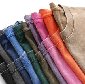 Toda la venta de camisetas lavadas vintage de algodón pesado de gran tamaño con diseño personalizado para hombre, camisetas lavadas, camiseta unisex para hombre - Product Image 2