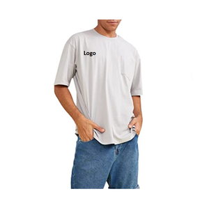 Camiseta de algodón personalizada en blanco unisex, camiseta de alta calidad para hombre, Camiseta corta de algodón pesado con logotipo personalizado de alta calidad para hombre - Product Image 5