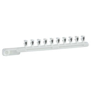 Per SCHNEIDER ELECTRIC Linergy TR Clip-In Marker Character 9 Striscia Numerica da 10 Accessori per Cablaggio - Product Image 1