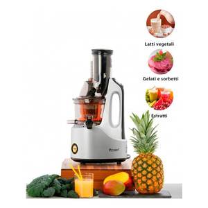 Extractor de Jugos Eléctrico ESTRAGGO Pro Silver de 240W, Extractores de Alta Potencia para un Uso Conveniente - Product Image 2