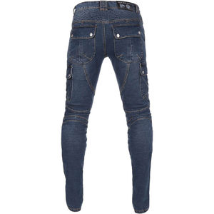 Jeans moto en denim bleu D Ride avec protections amovibles pour les genoux et les hanches, renforcés, respirants, séchage rapide, haute qualité, pour hommes, tourisme - Product Image 3
