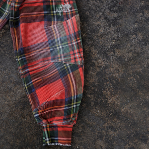 เสื้อฮู้ดซิป100% ลายสก๊อตสำหรับผู้ชายเสื้อมีฮู้ดแบบรูดซิปลายสก็อตซีดจาง - Product Image 2