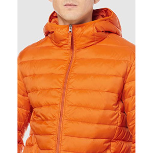 Chaqueta Acolchada con Capucha para Hombre, Resistente al Viento, Ligera, Abrigo de Plumón, Ropa de Invierno para Exteriores - Product Image 4